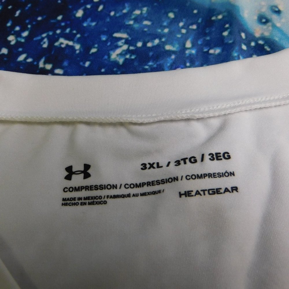 Under Armour Heat Gear white compression Men's #XL